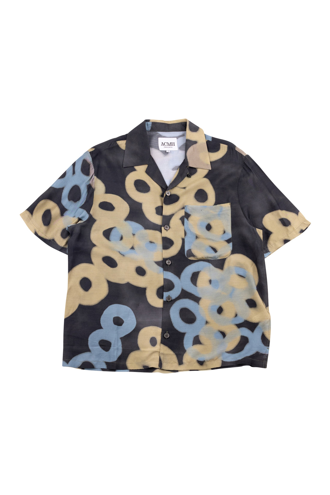 Short Sleeve Wave Shirt - Marcus James Abstract Circles