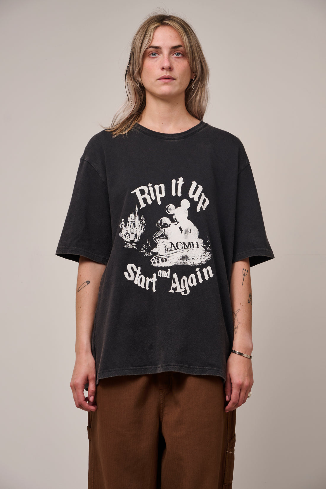 Rip It Up Tee T-Shirt - Vintage Black