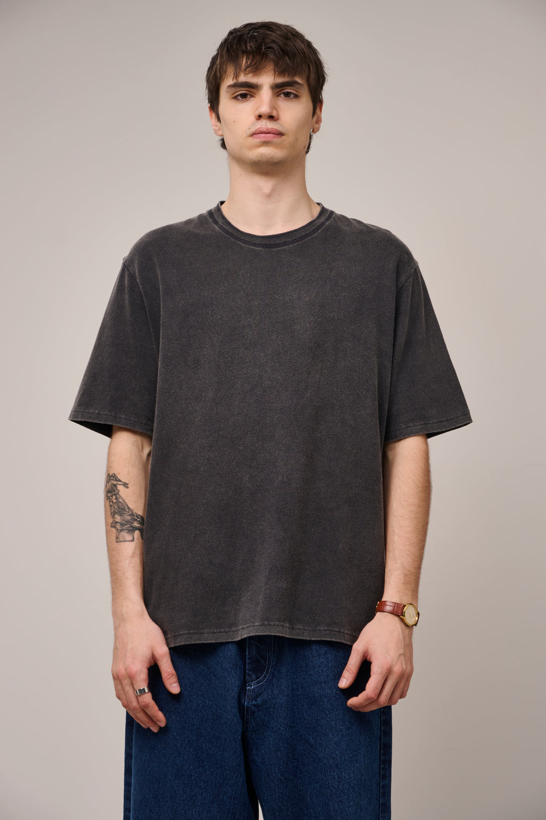 Basic Short Sleeve T-shirt - Vintage Black