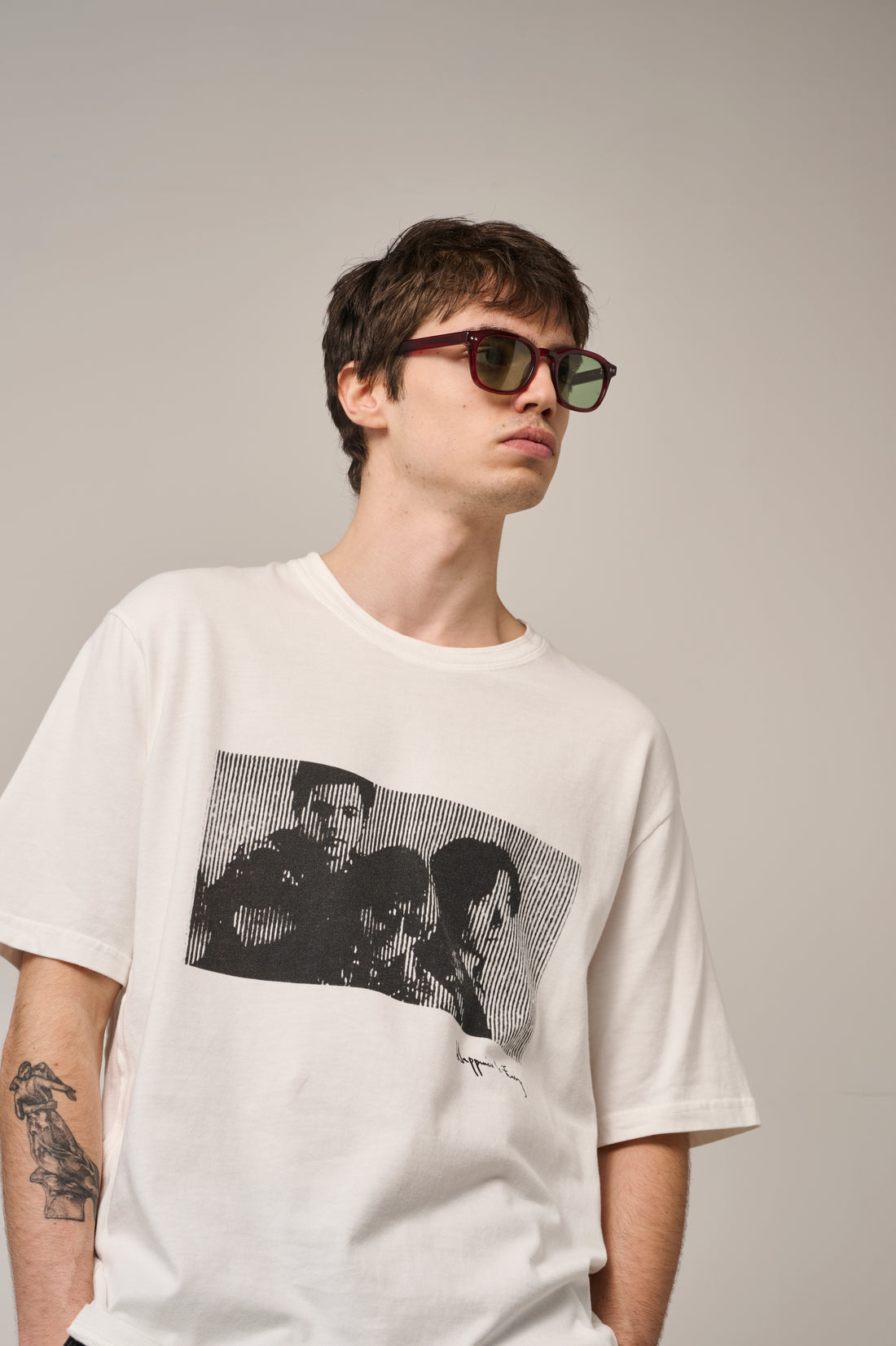 Happiness Is Easy T-Shirt - Off White