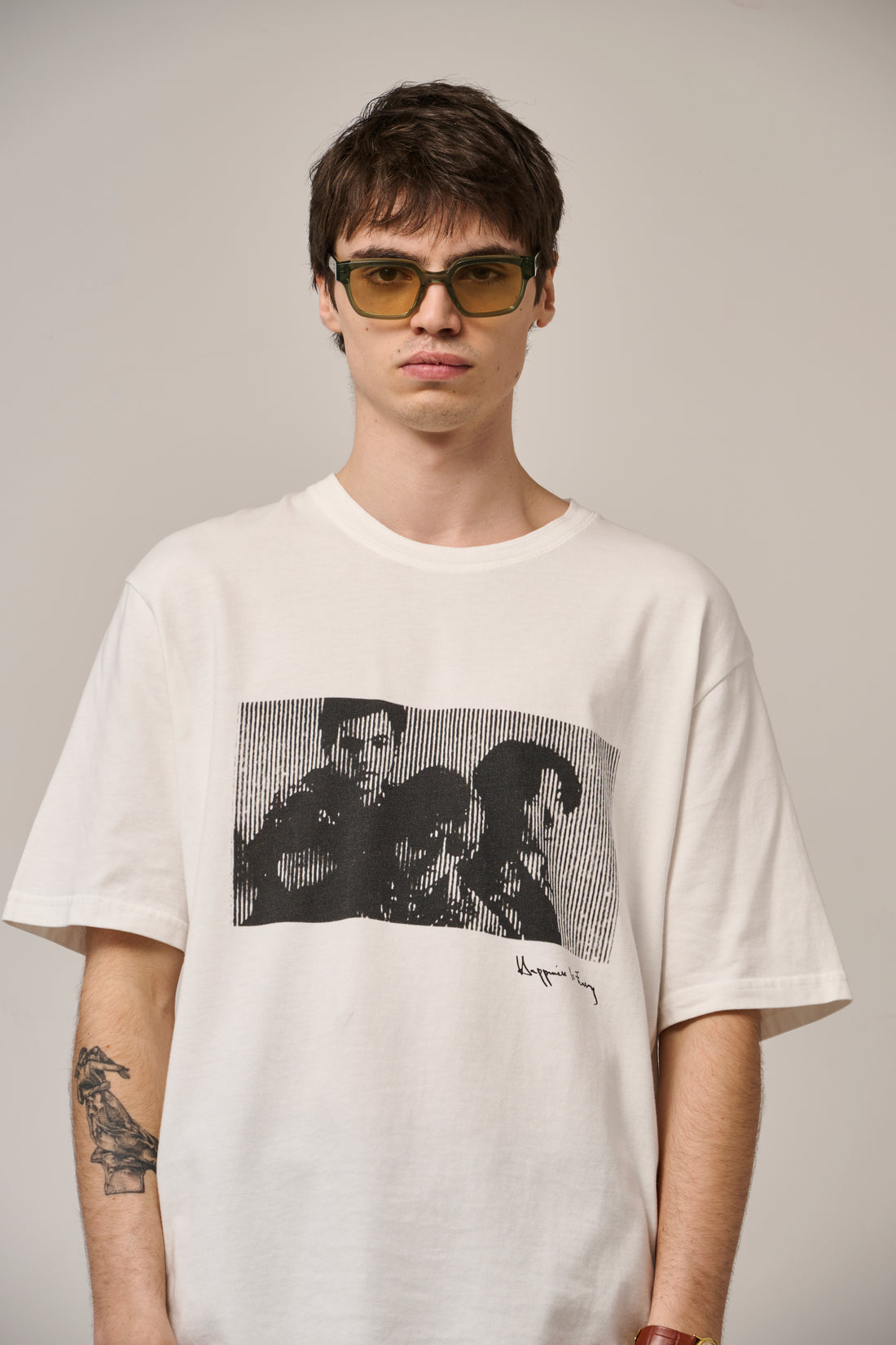 Happiness Is Easy T-Shirt - Off White