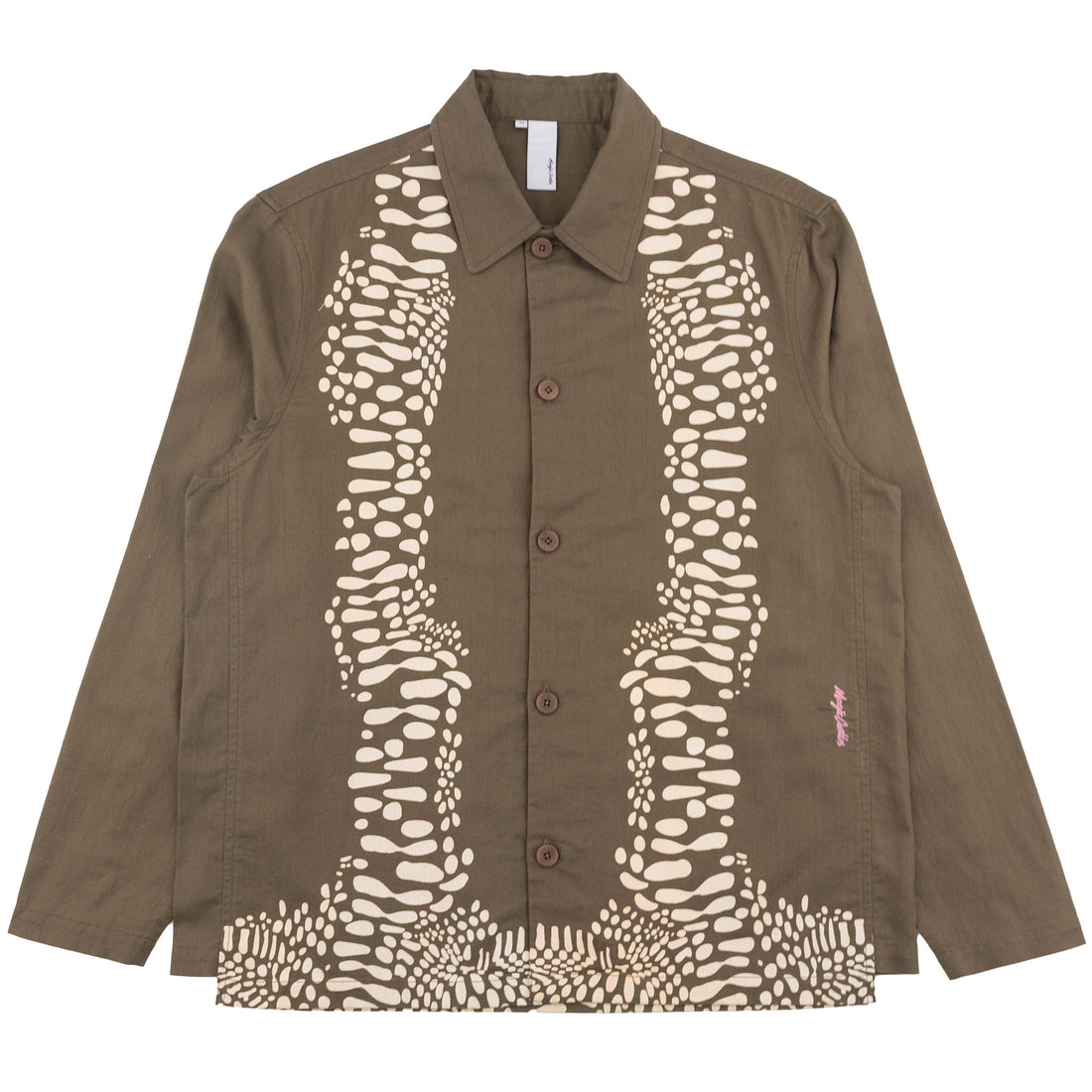 Warp Dot Overshirt - Fossil