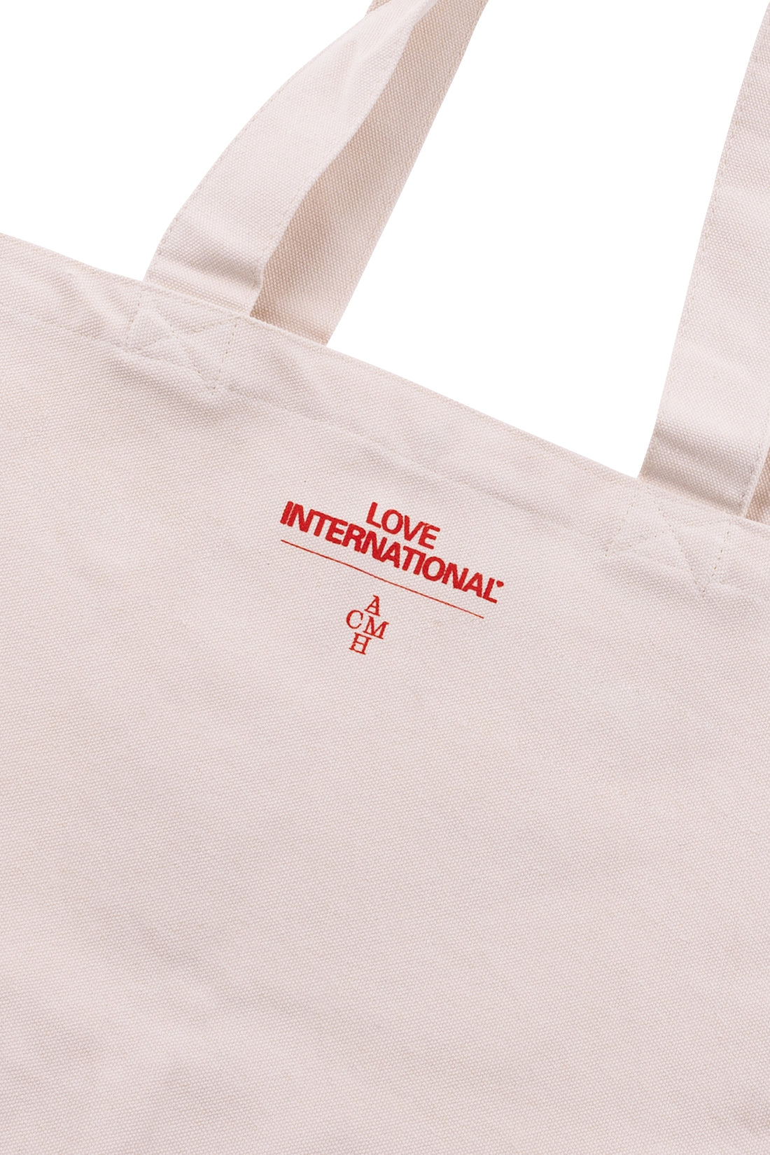 Love International x ACMH Make Love International Again Tote Bag - Ecru
