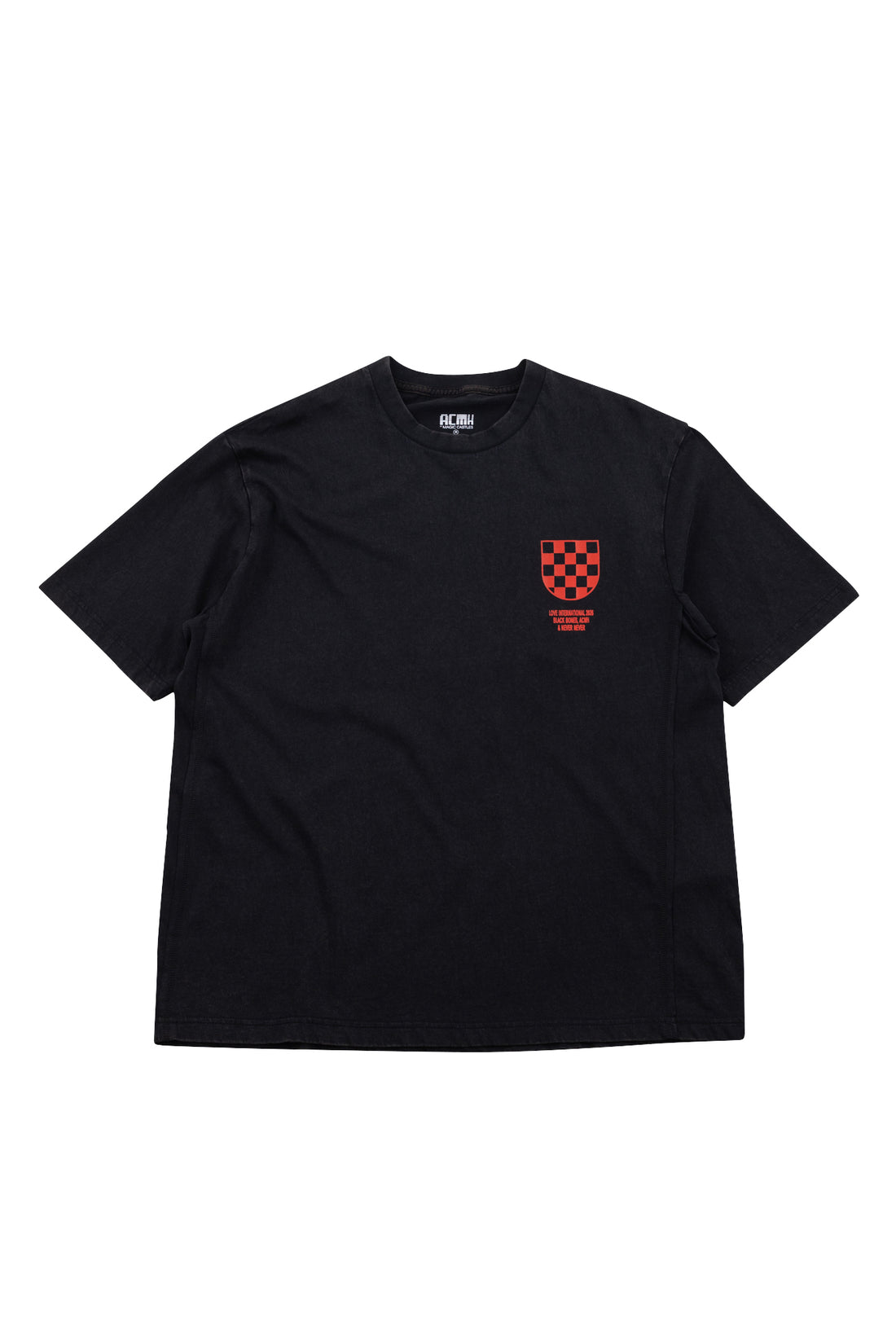 Love International x ACMH x Black Bones x Never Never T-Shirt - Vintage Black