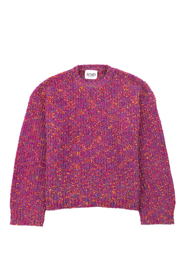 Rev Knit Jumper - Acid Pink Mix