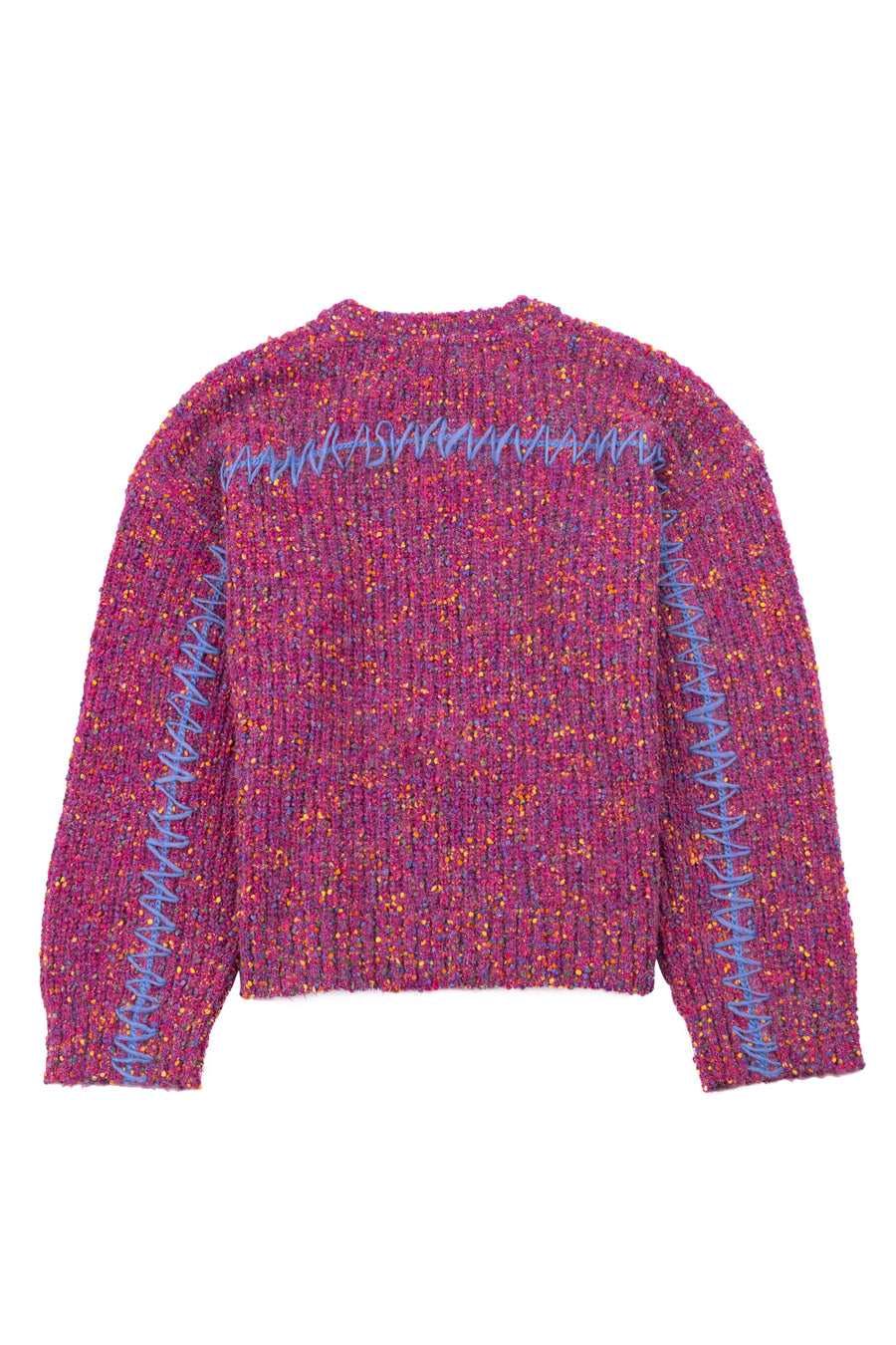Rev Knit Jumper - Acid Pink Mix