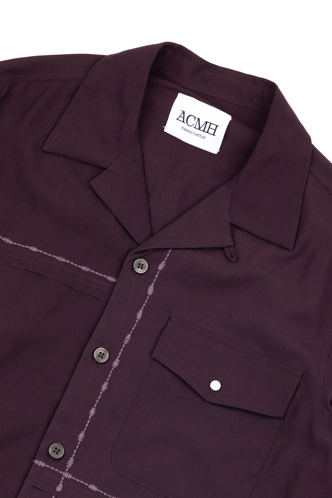 Fray Shirt - Aubergine