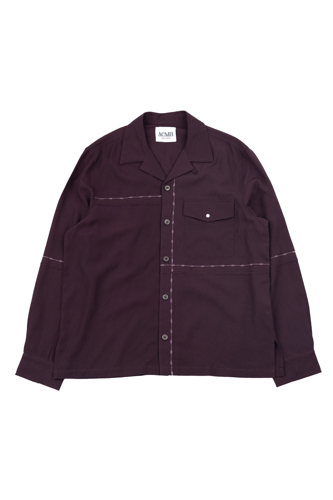 Fray Shirt - Aubergine