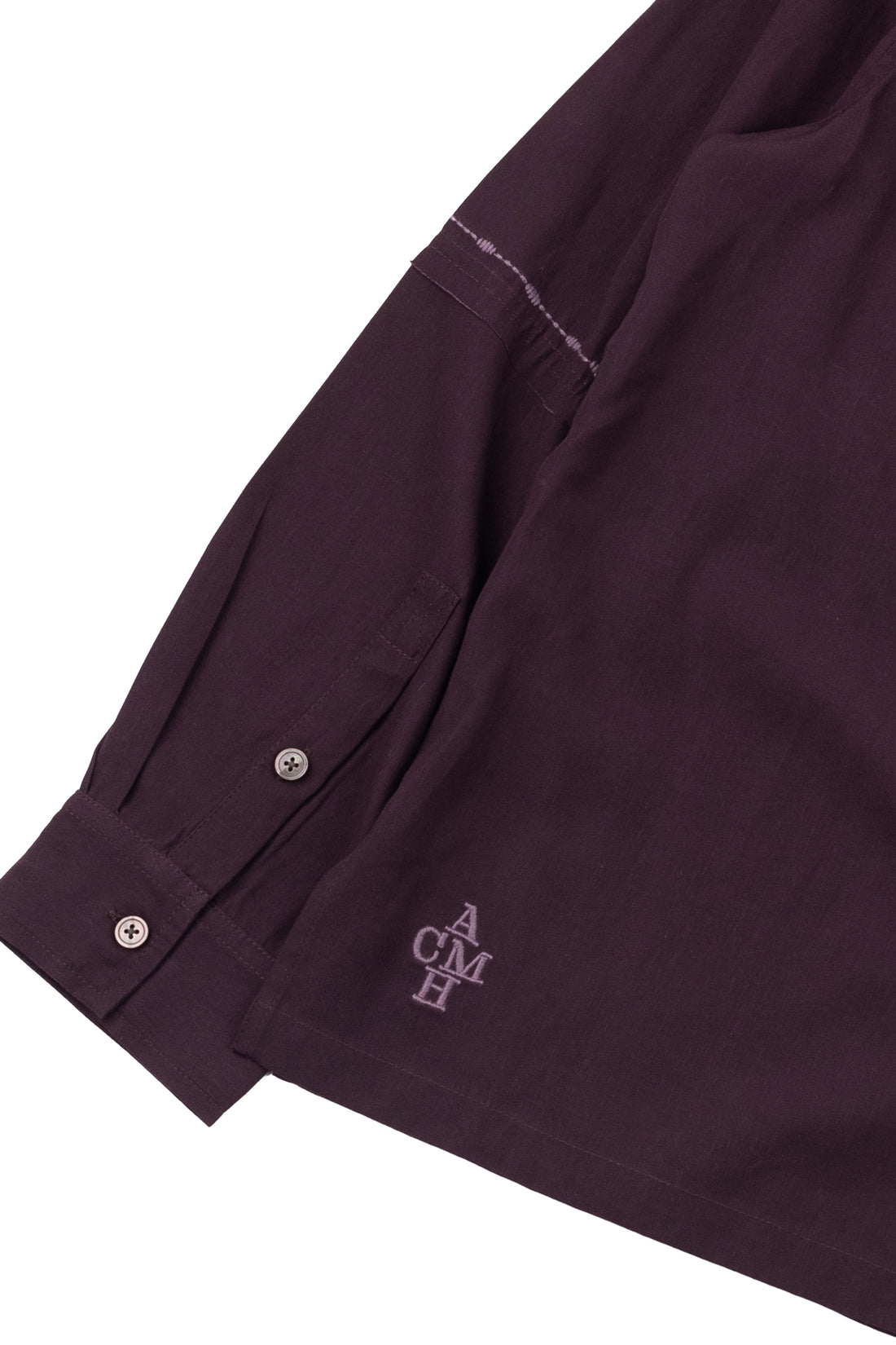 Fray Shirt - Aubergine