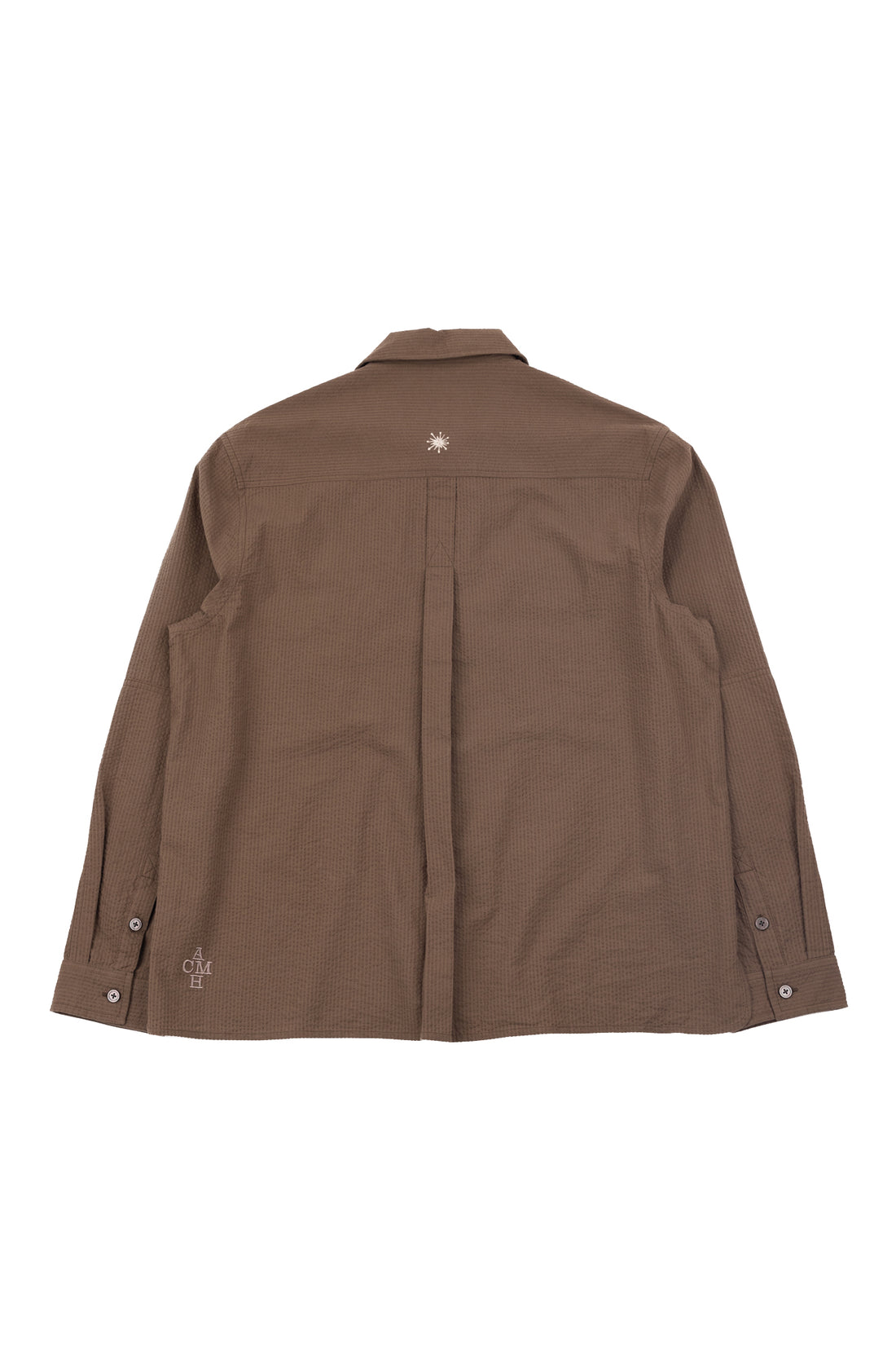 Long Sleeve Newell Shirt - Coffee Brown