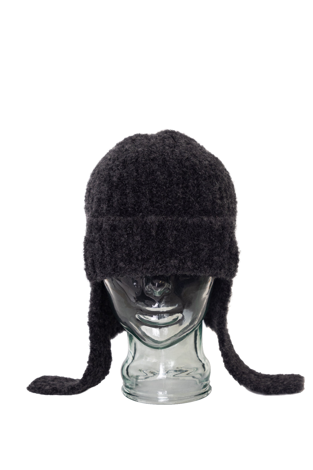 Kaz Ear Flap Hat - Charcoal