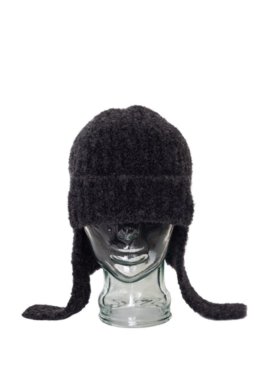 Kaz Ear Flap Hat - Charcoal