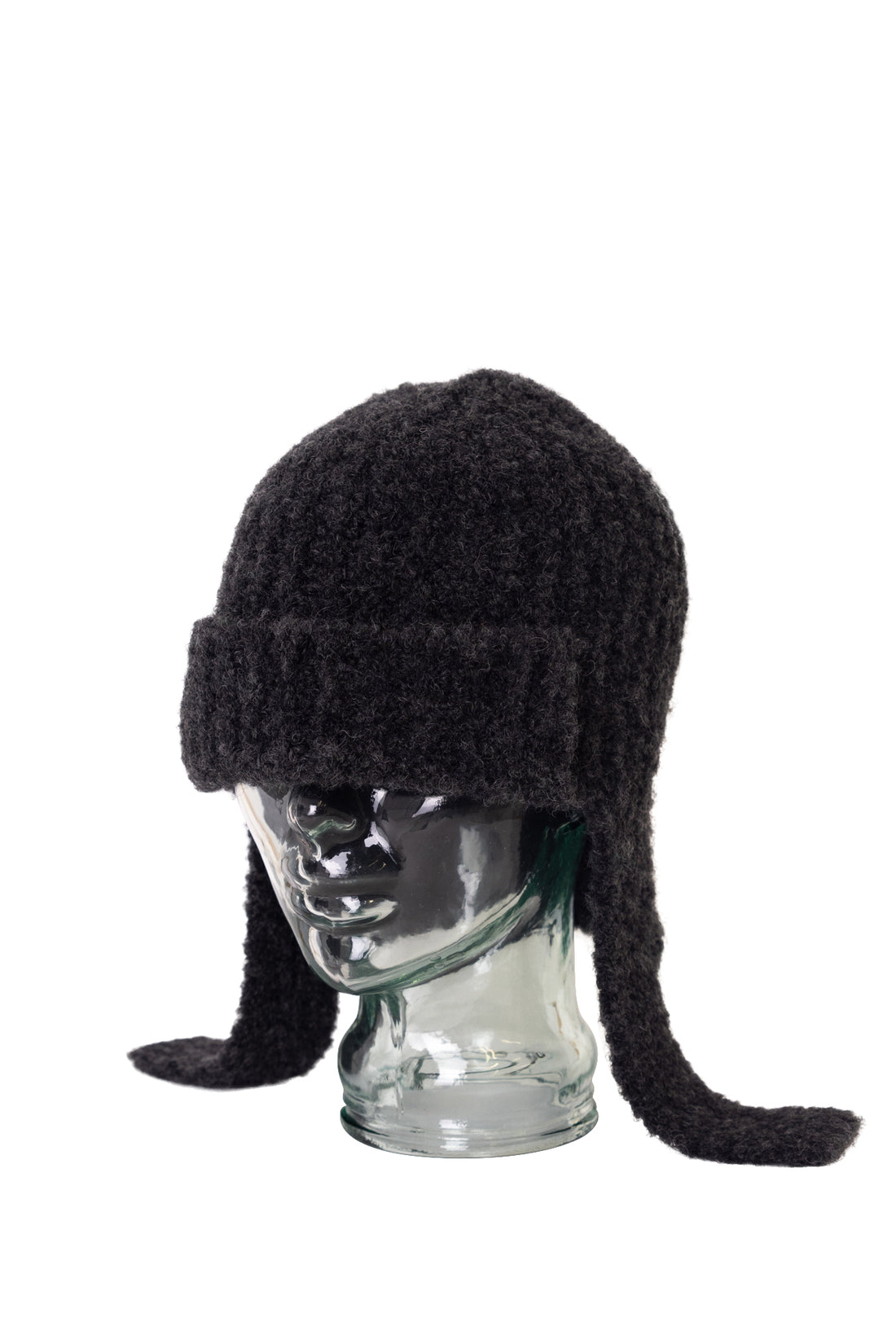 Kaz Ear Flap Hat - Charcoal