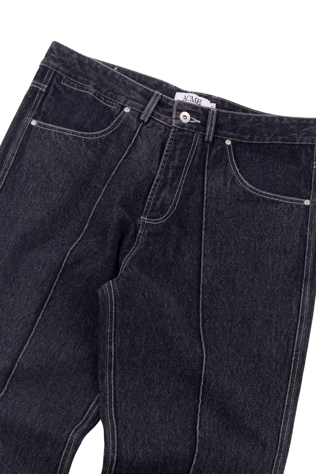 Rider Jean - Black Acid Wash