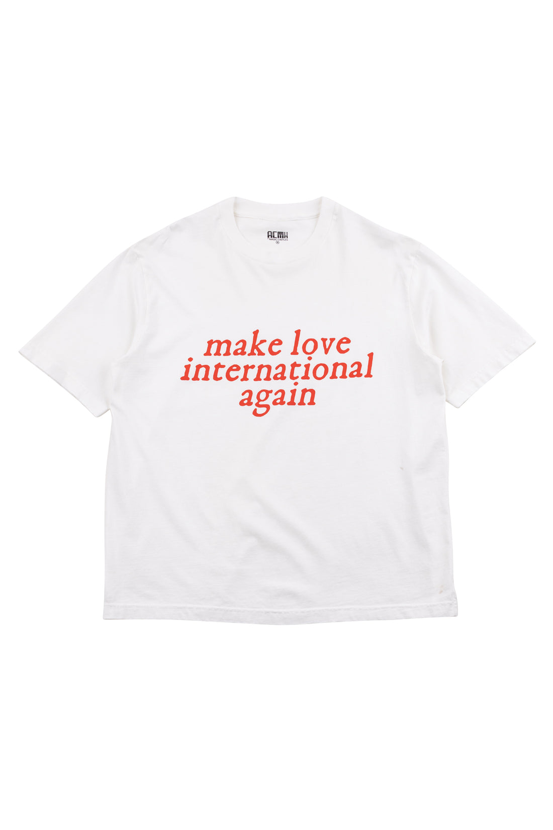 Love International x ACMH Make Love International Again T-shirt - White / Red