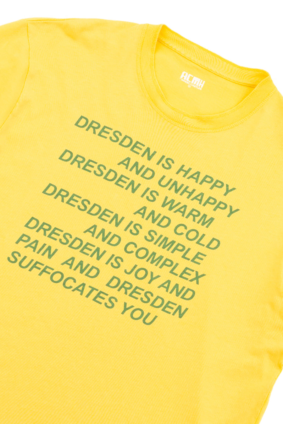 COMING SOON - Dresden Is Happy T-Shirt - Yellow
