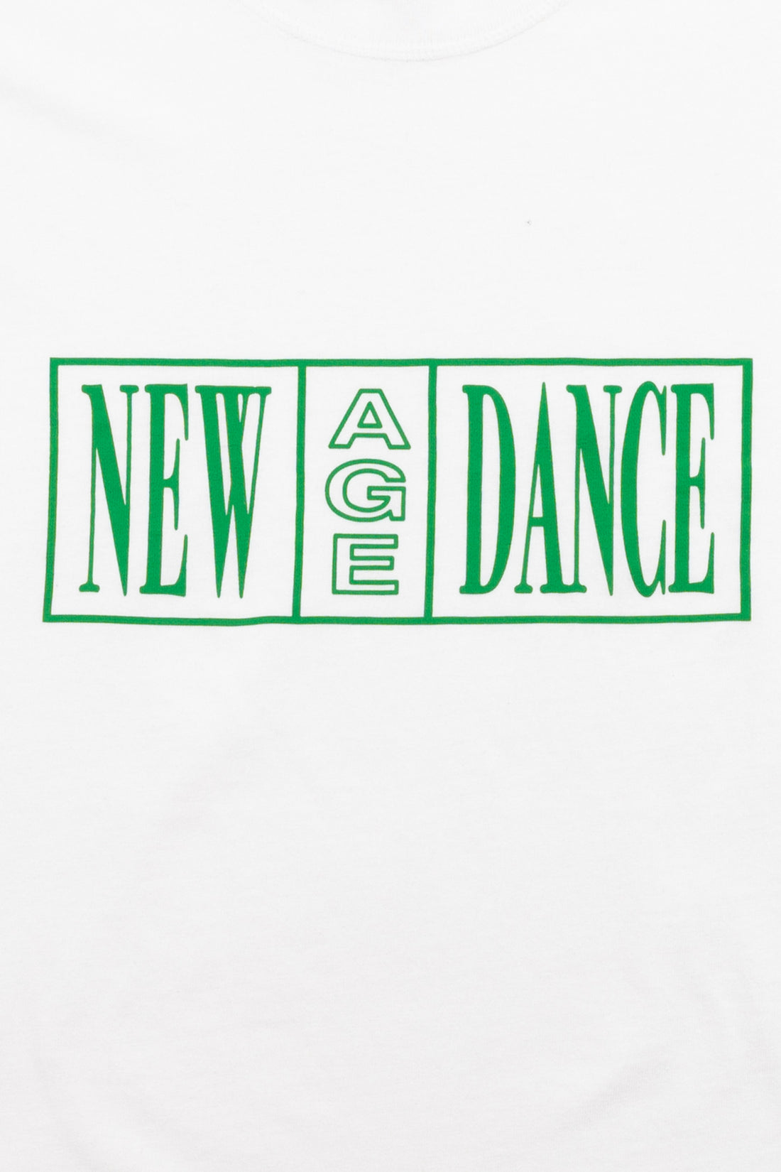 COMING SOON - New Age Dance T-Shirt - White & Green