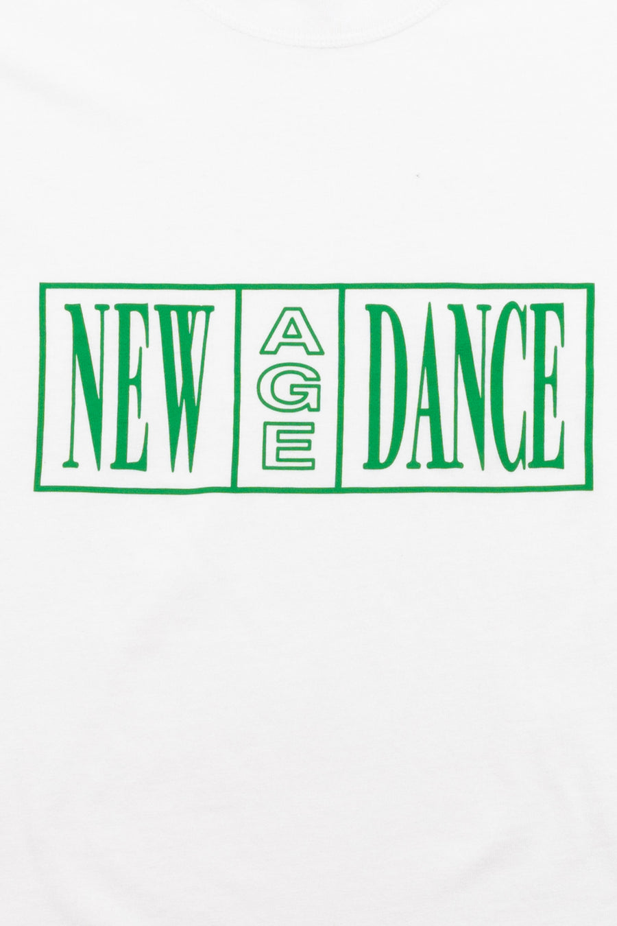 COMING SOON - New Age Dance T-Shirt - White & Green