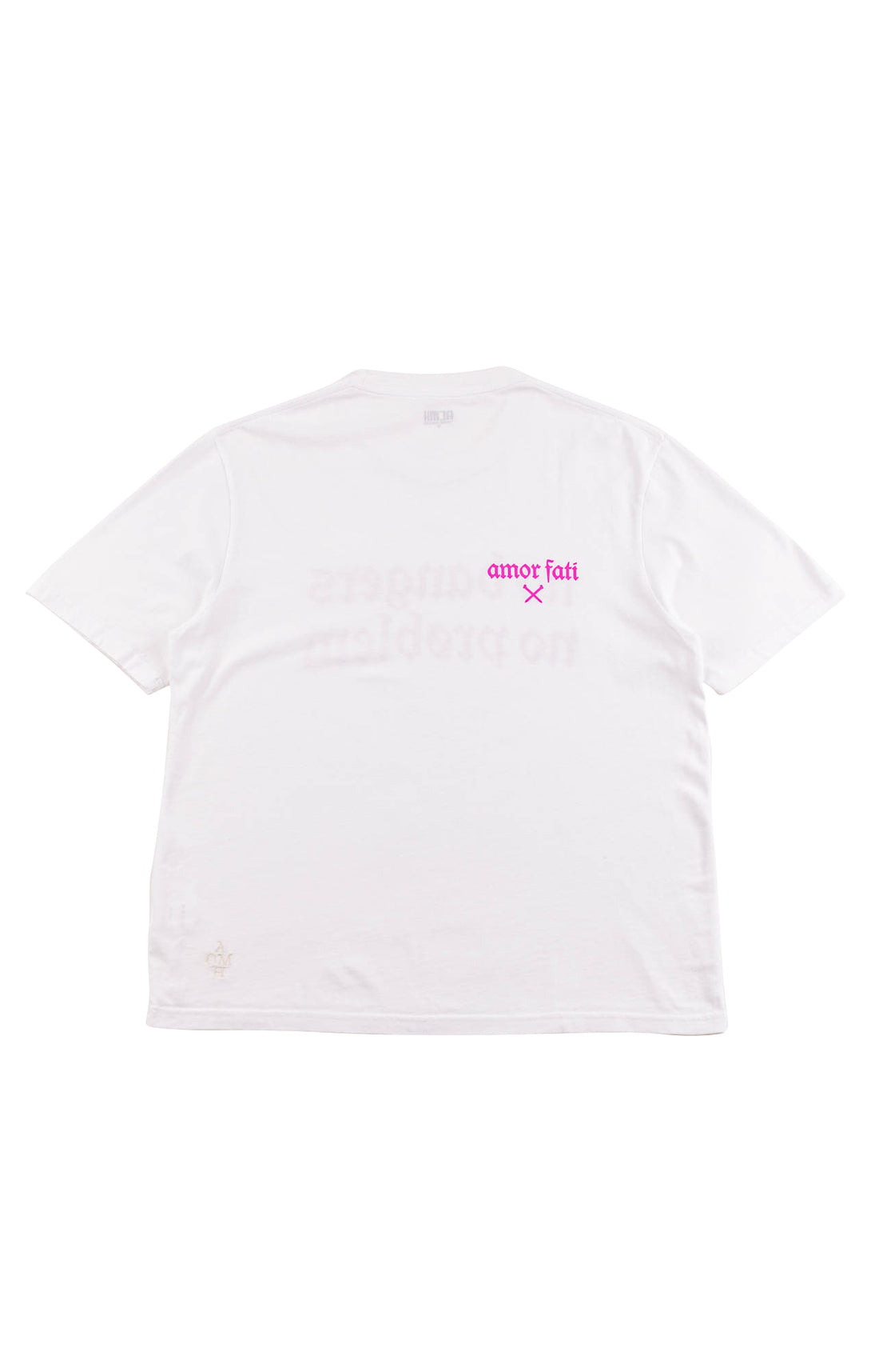 No Banger T-shirt - White Pink