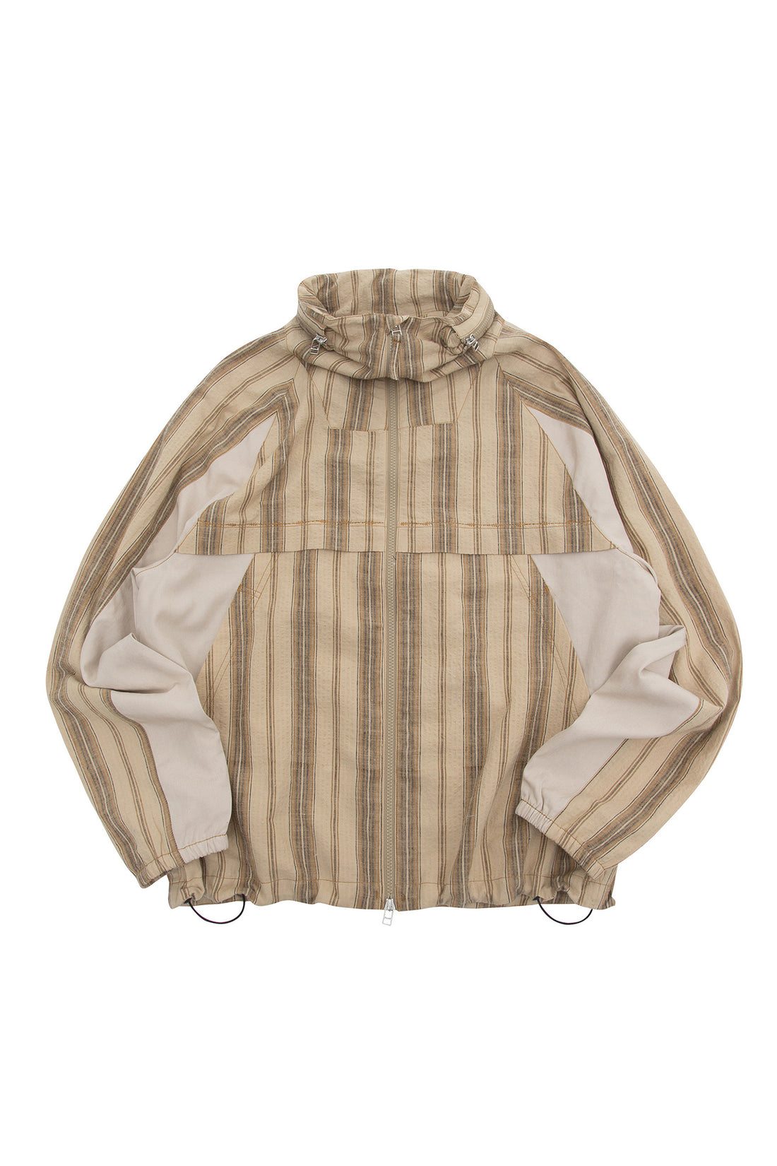 Beyond Zip Through - Beige Stripe