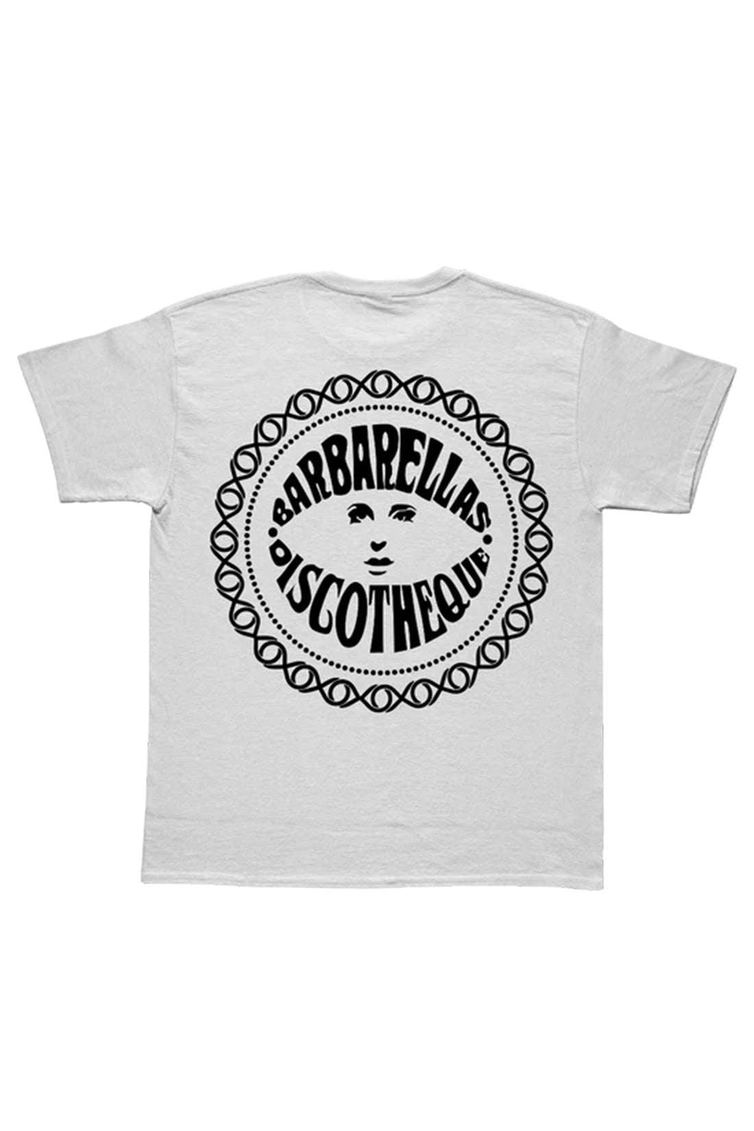 Barbarellas Discoteque T-Shirt - WHITE / BLACK