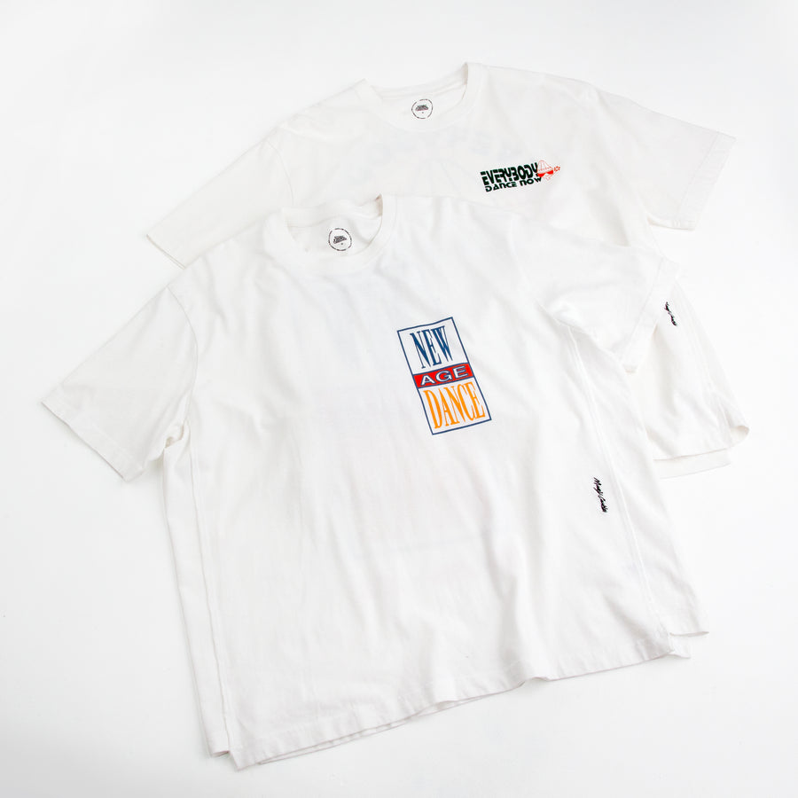 NEW AGE DANCE SS TEE - OFF WHITE