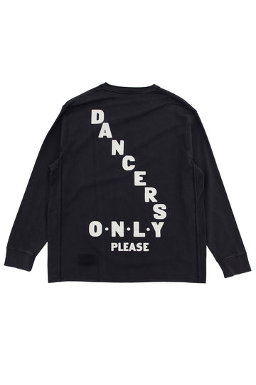 Dancers Only LS Tee - Vintage Black