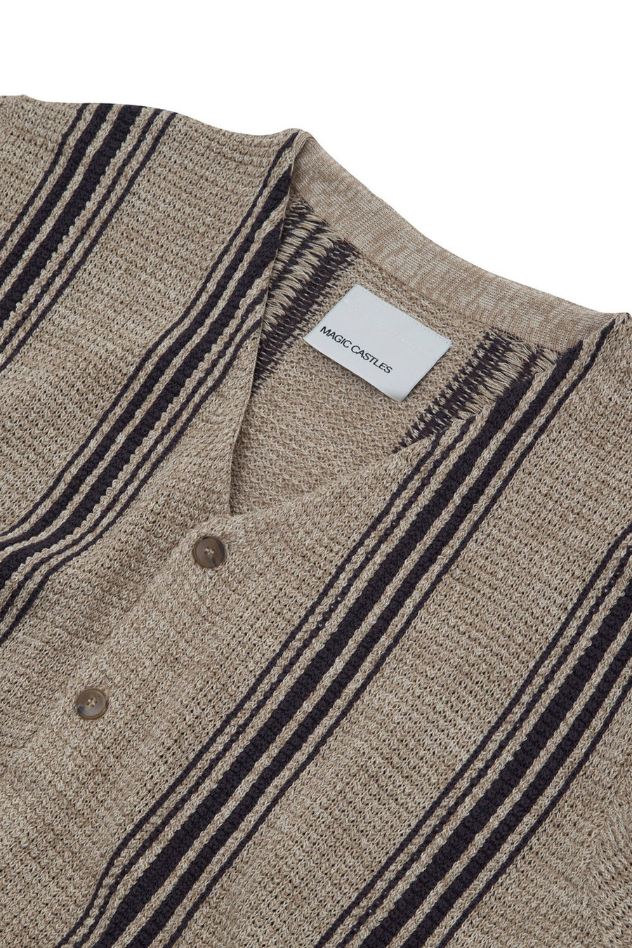 Frank Cardigan - Ecru Mesh