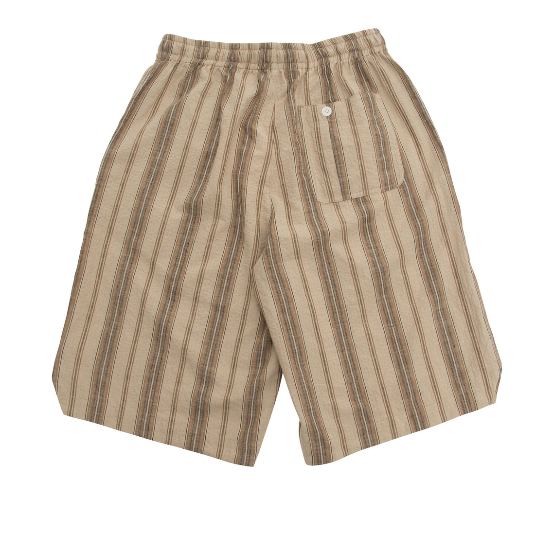 Idle Shorts - Beige Stripe