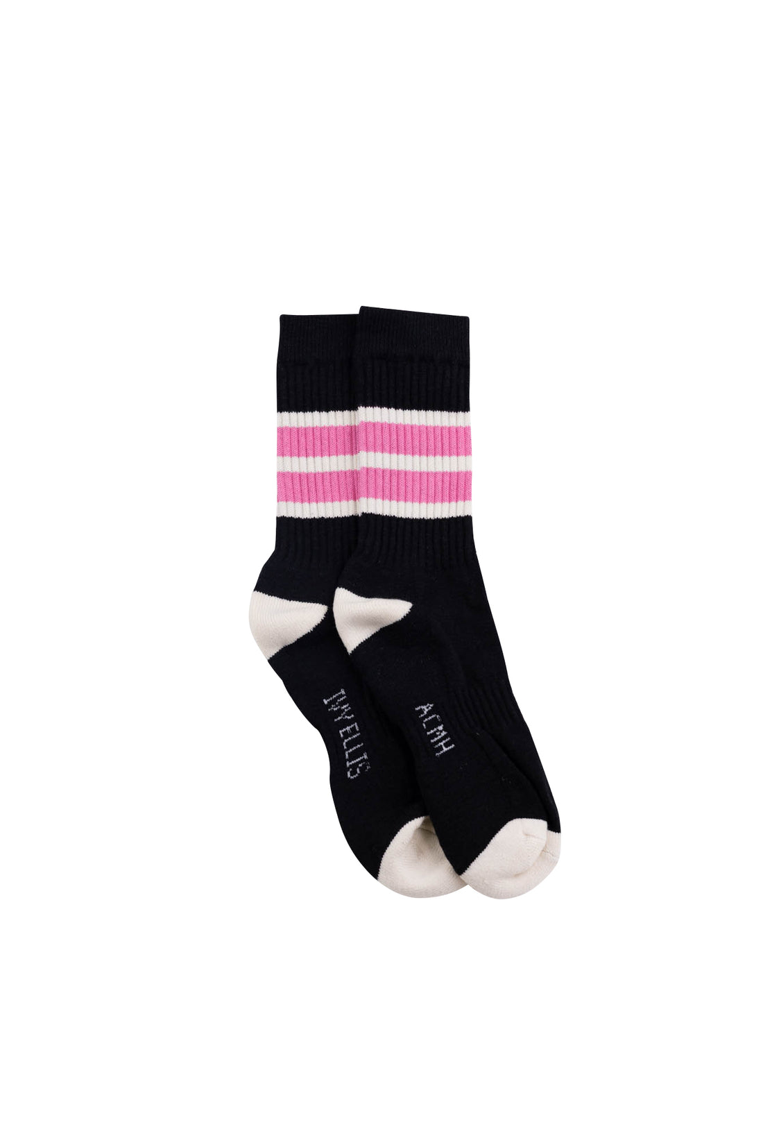 ACMH x Ivy Ellis Crew Socks - Electric Pink Mix