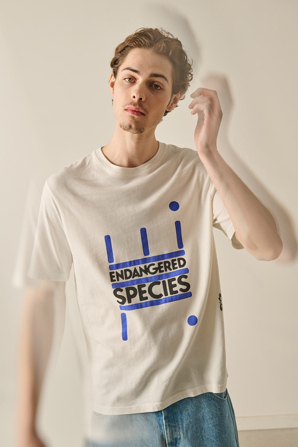 Endangered Species T-Shirt -  Off White