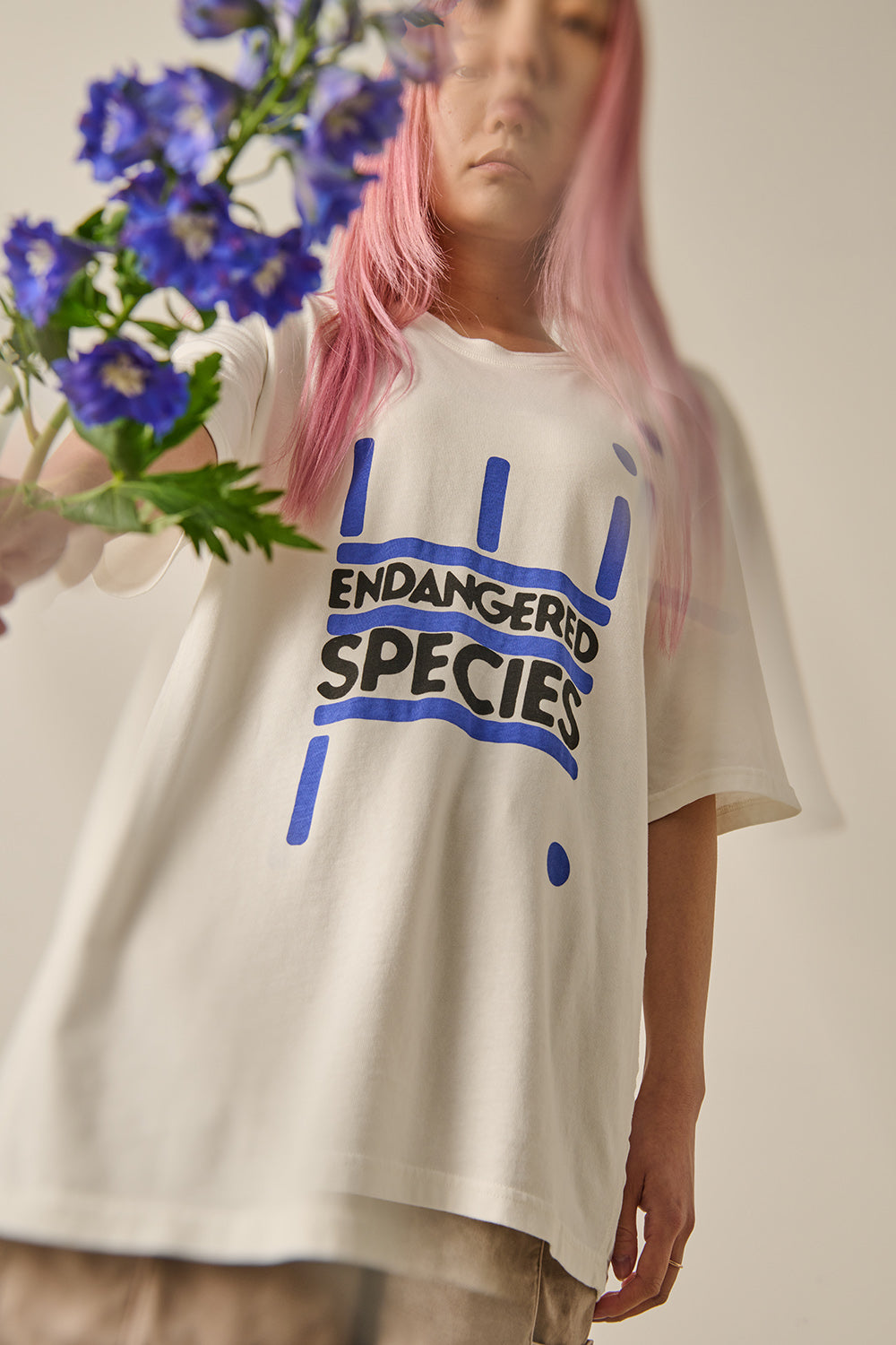 Endangered Species T-Shirt -  Off White