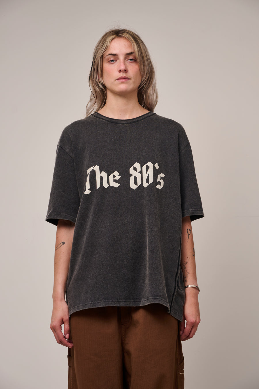 The 80'S T-Shirt - Strong Vintage Black