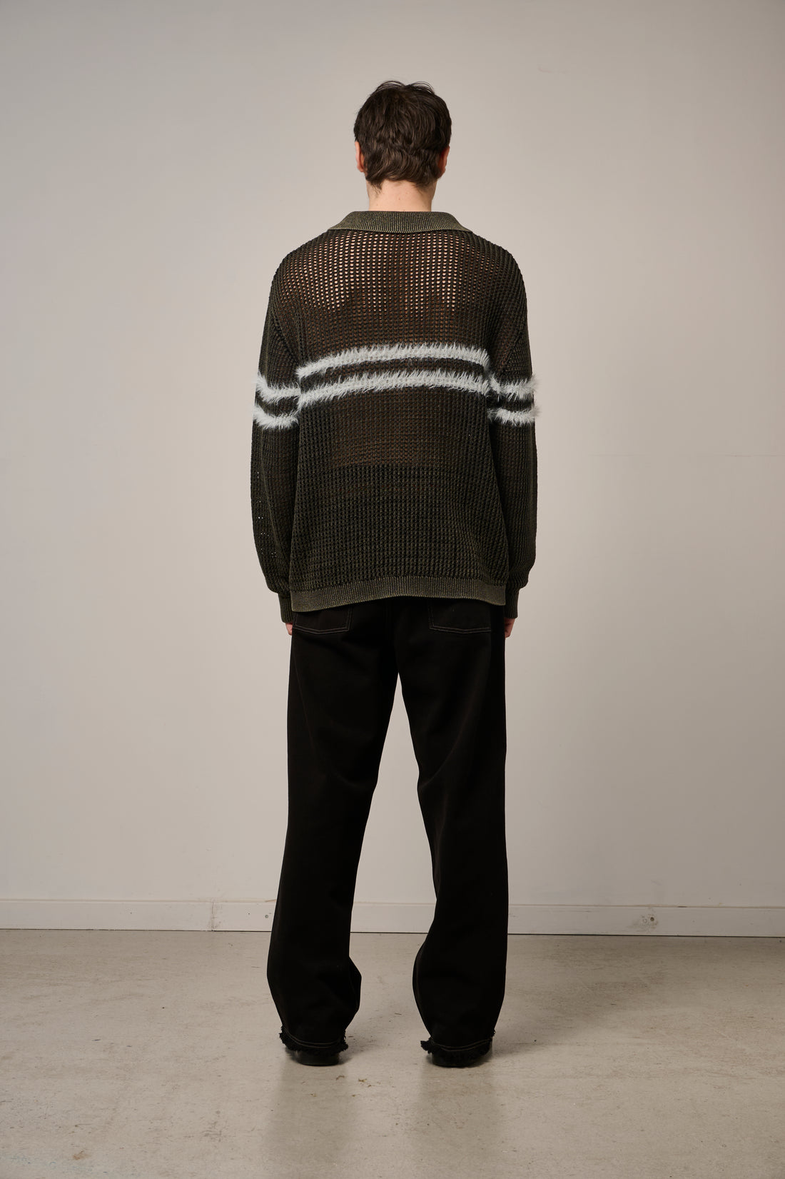 Spectrum Mesh Jumper - Vintage Black