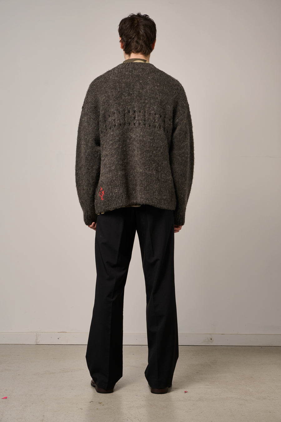 Martha Pocket Chunky Cardigan - Charcoal
