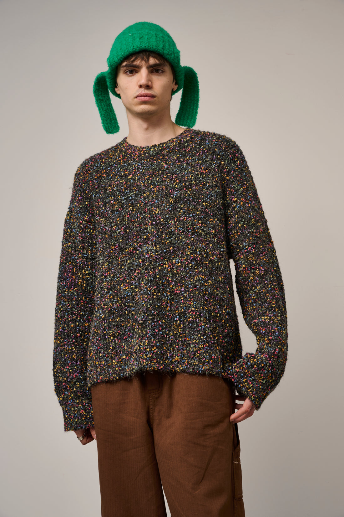 Kaz Ear Flap Hat - Acid Green