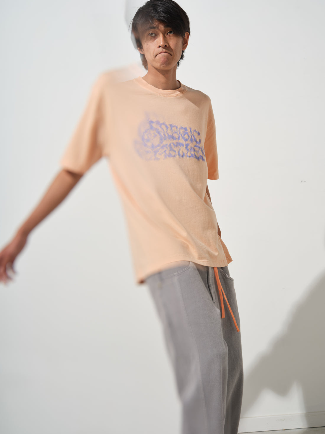 Trip Short Sleeve T-Shirt - Peach