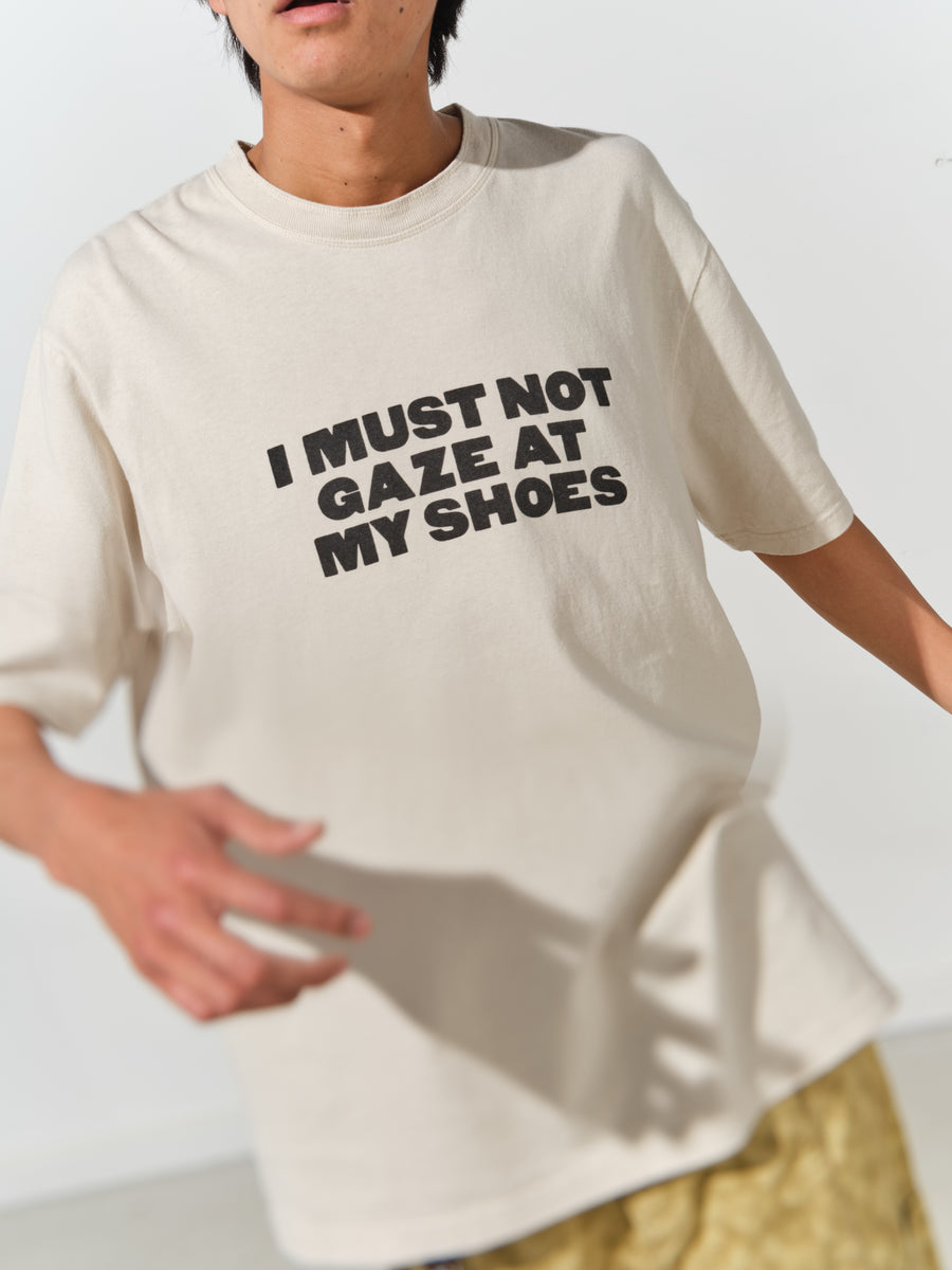 Shoe Gaze Short Sleeve T-Shirt - Off White