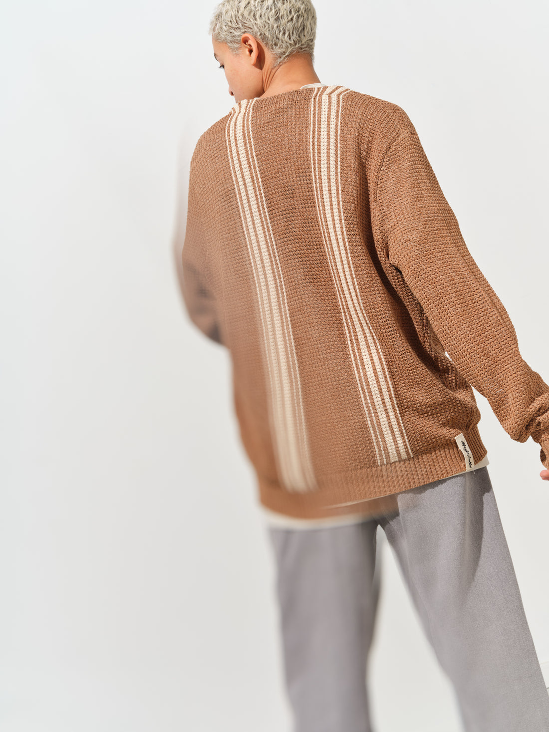 Mesh Cardigan - Caramel