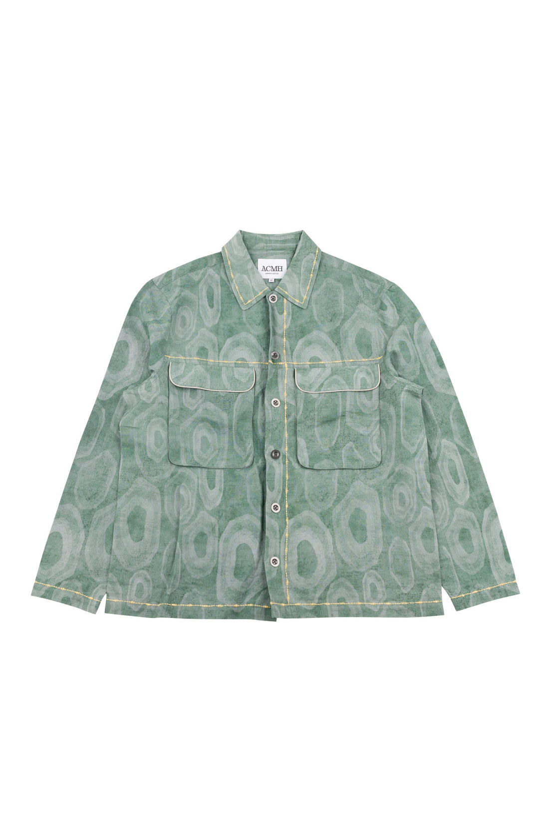 Khruangbin x ACMH Stone Circle Over Shirt Forest Green