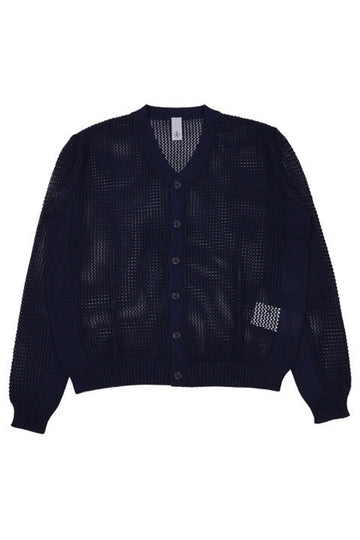 Mesh Cardigan - Blue