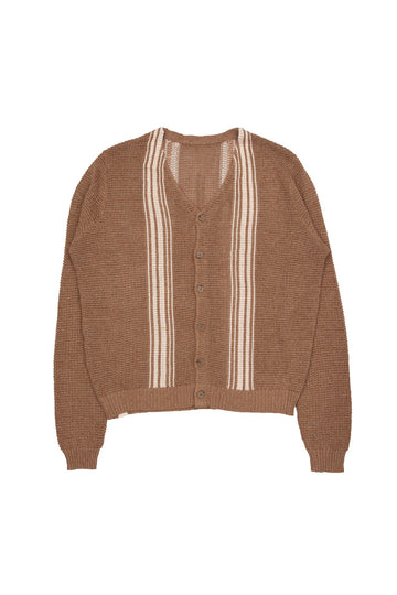 Mesh Cardigan - Caramel