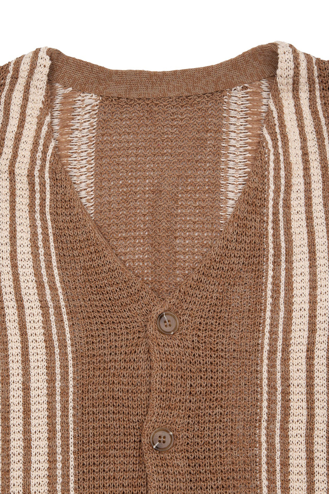 Mesh Cardigan - Caramel