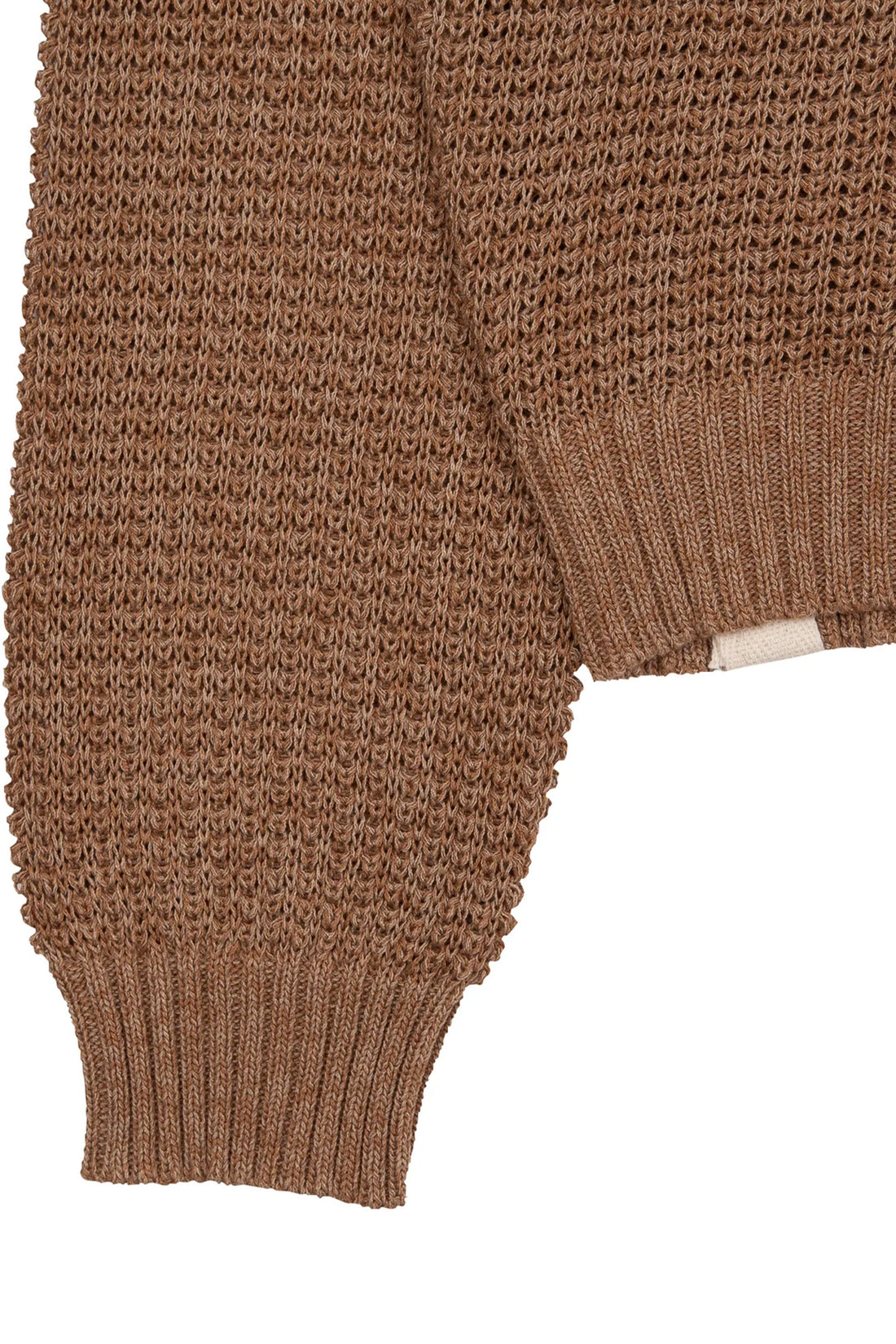 Mesh Cardigan - Caramel