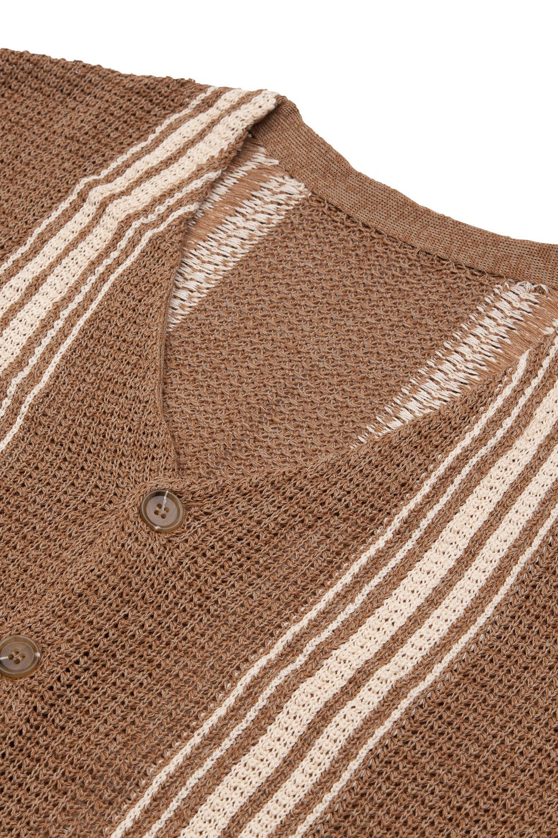 Mesh Cardigan - Caramel