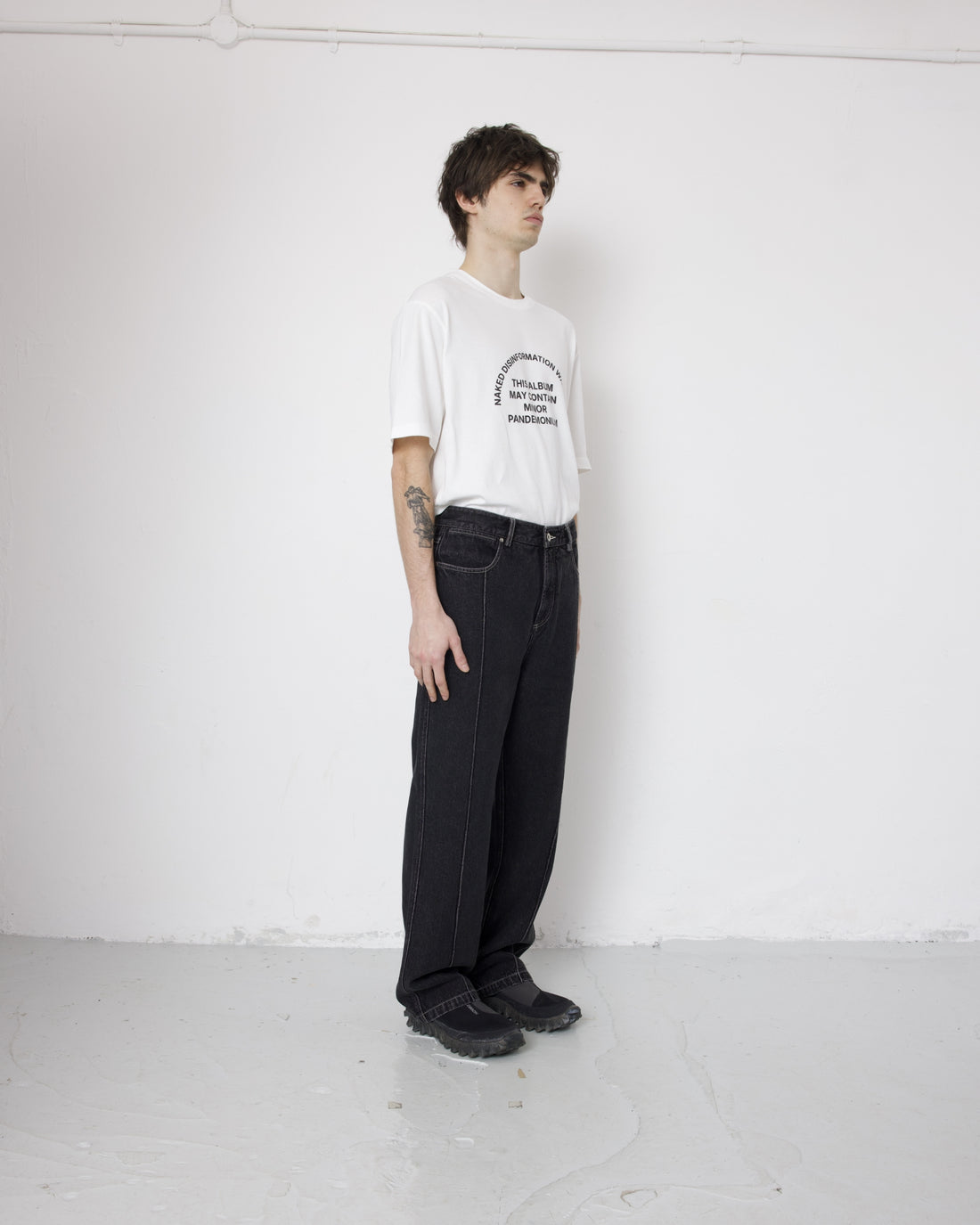 Rider Jean - Black Acid Wash