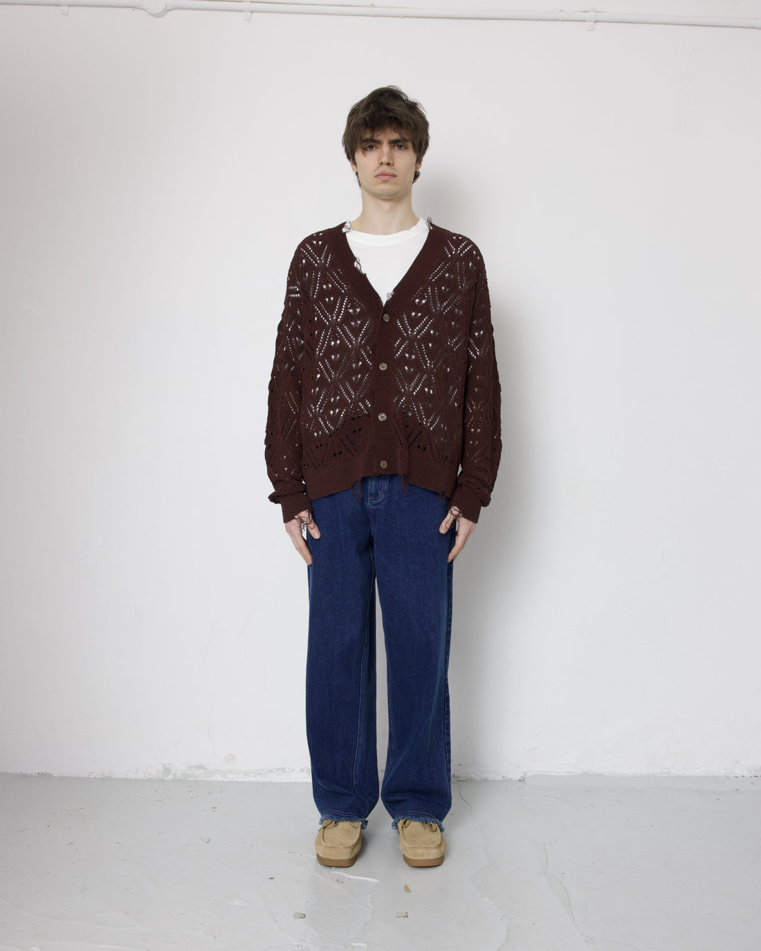 Trash Cardigan - Dark Brown