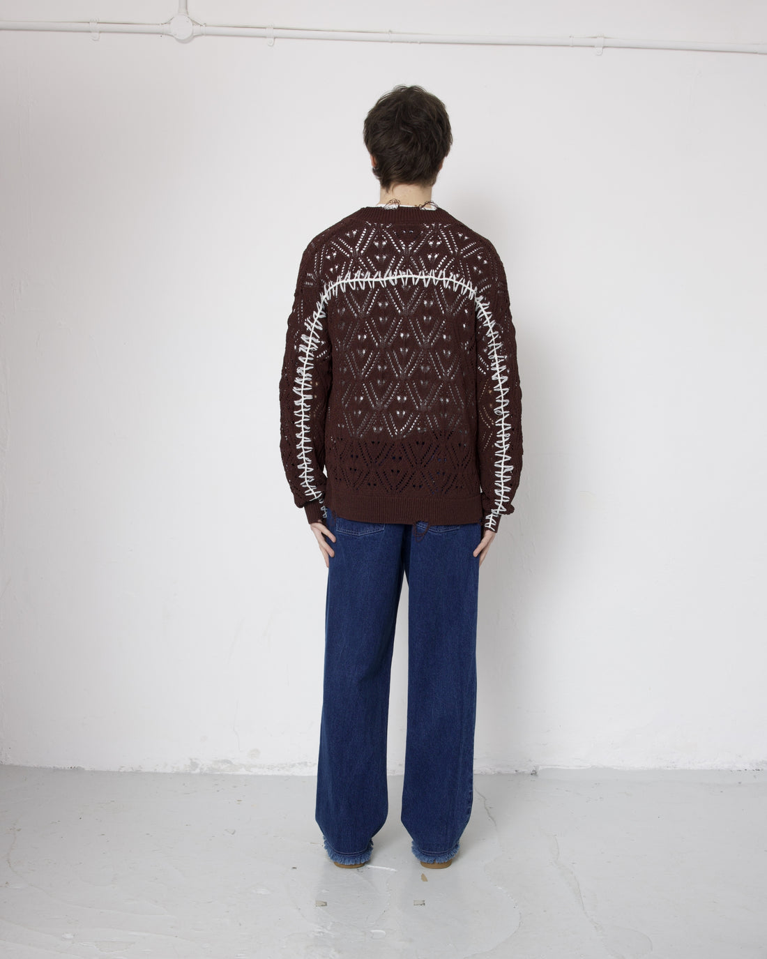 Trash Cardigan - Dark Brown