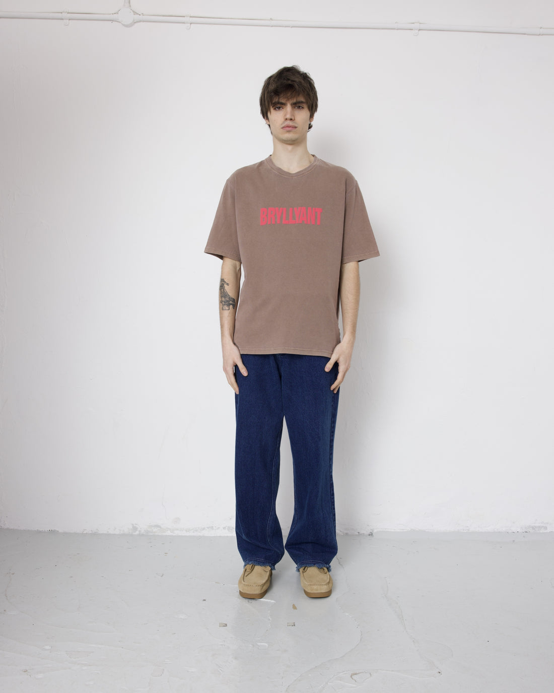 Bryllyant Short Sleeve T-shirt - Soft Brown
