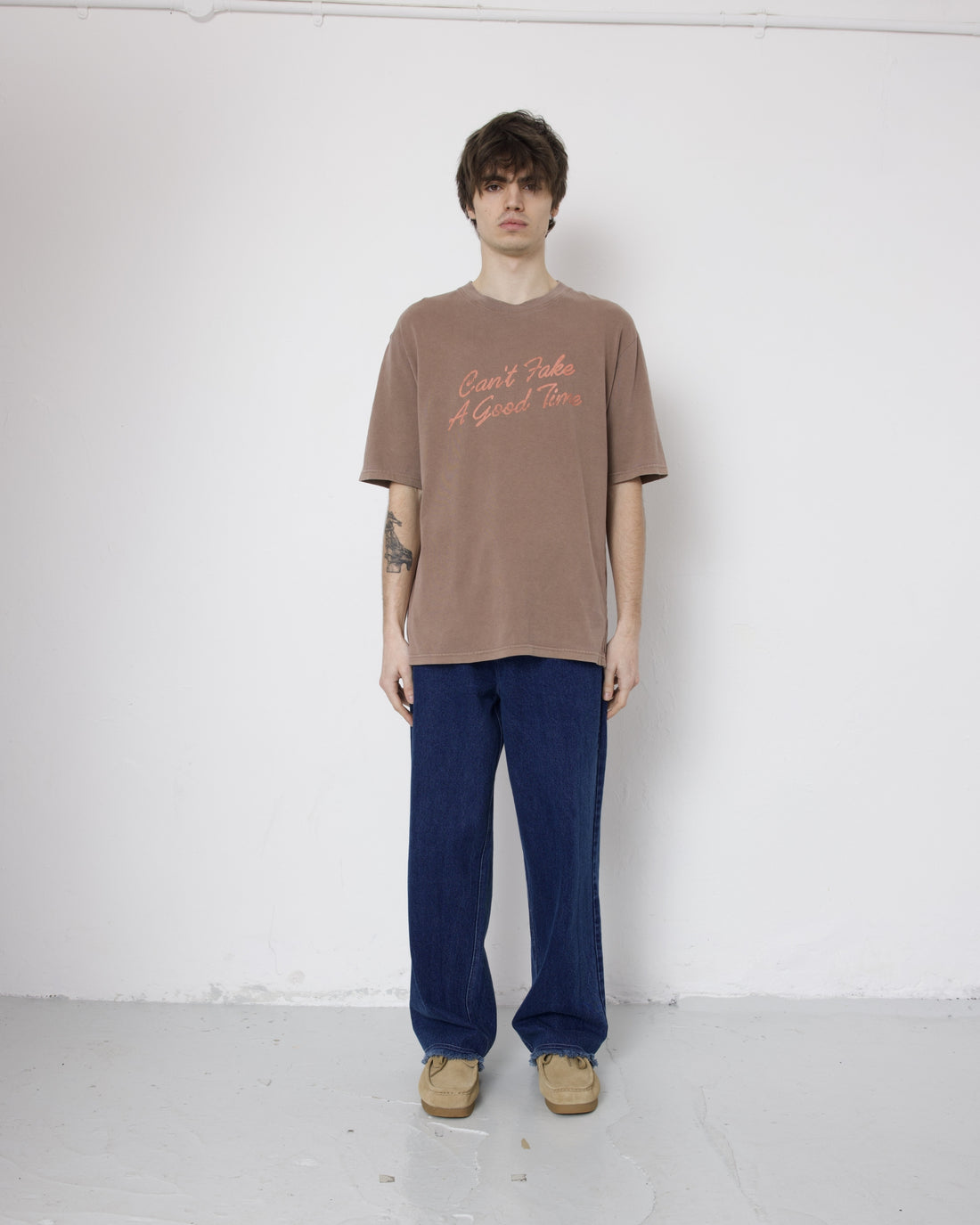 Eli Short Sleeve T-Shirt - Soft Brown